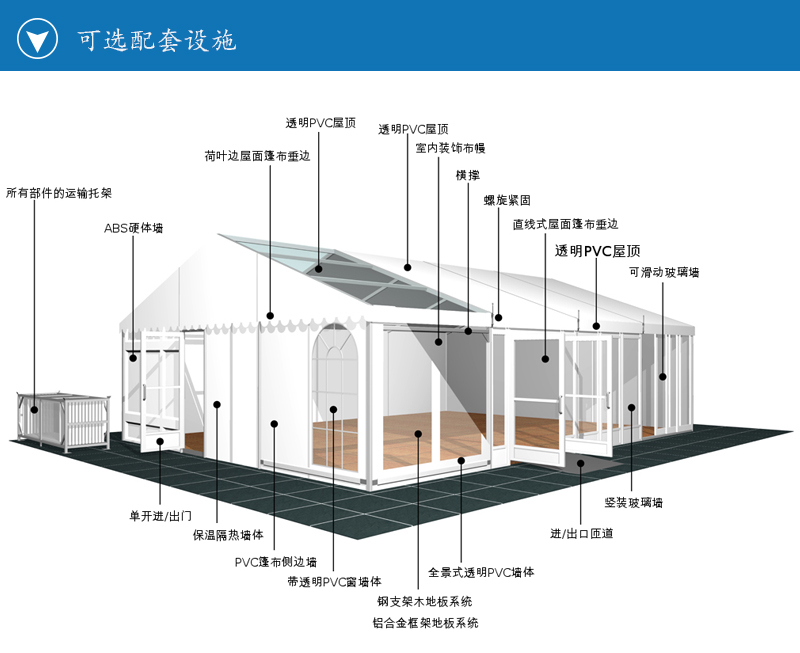 小型多邊形篷房，小型篷房，多邊形篷房，尖頂篷房，篷房定制